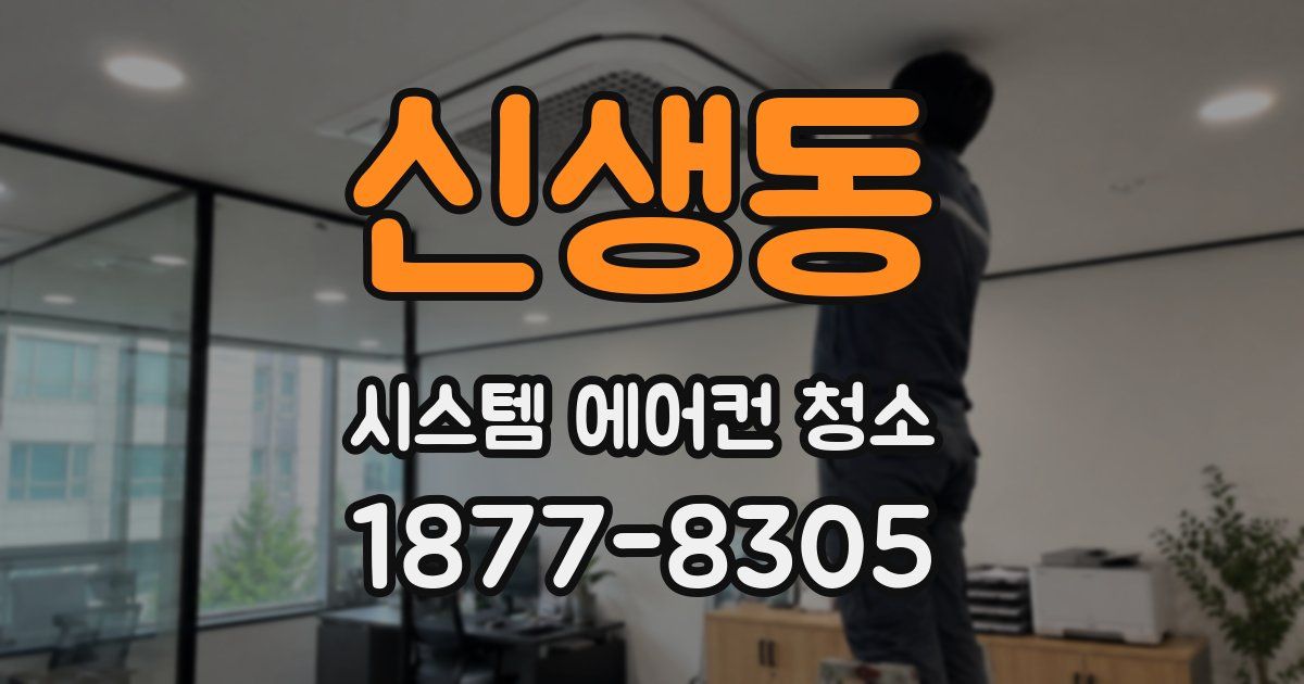 신생동 시스템 에어컨 청소