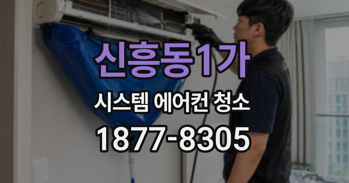 신흥동1가 시스템 에어컨 청소