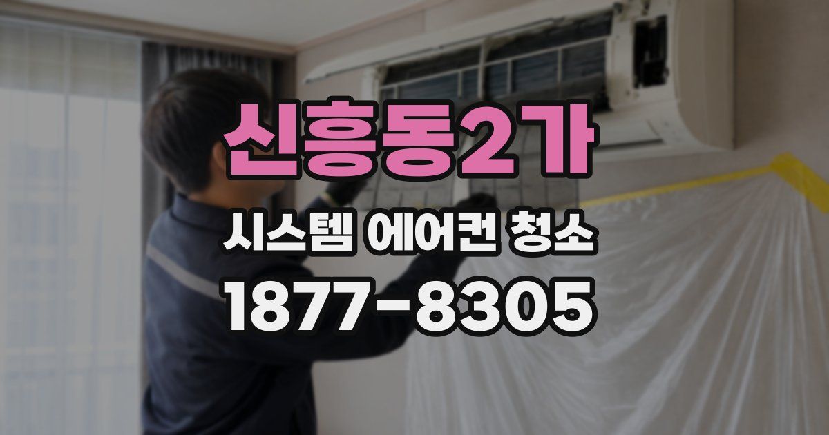 신흥동2가 시스템 에어컨 청소