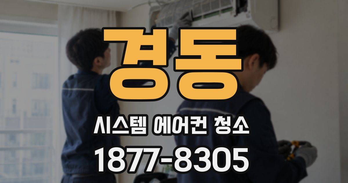 경동 시스템 에어컨 청소