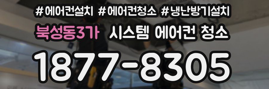 북성동3가 시스템 에어컨 청소