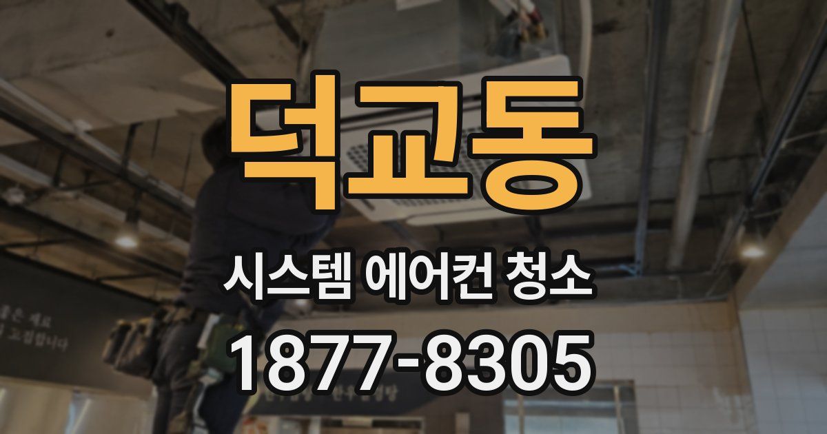 덕교동 시스템 에어컨 청소