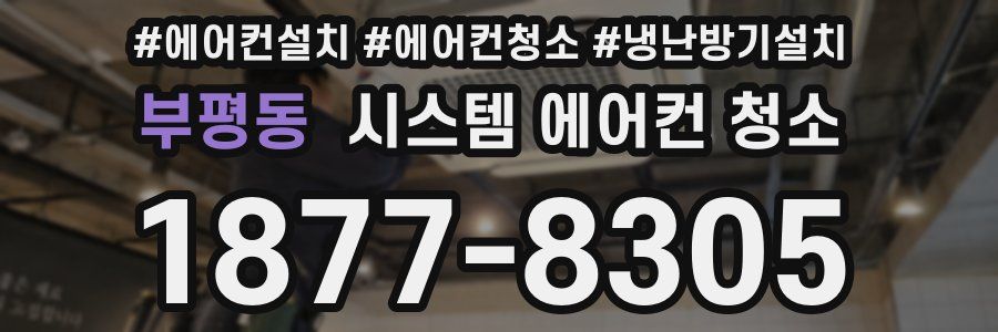 부평동 시스템 에어컨 청소