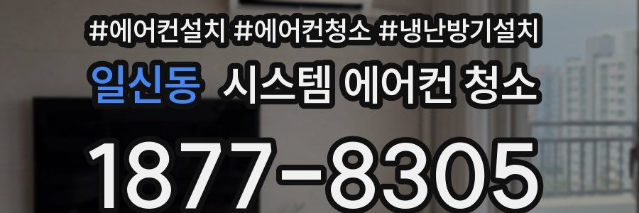 일신동 시스템 에어컨 청소