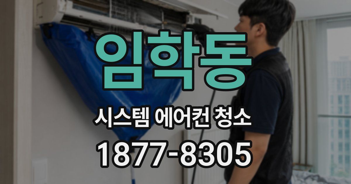 임학동 시스템 에어컨 청소