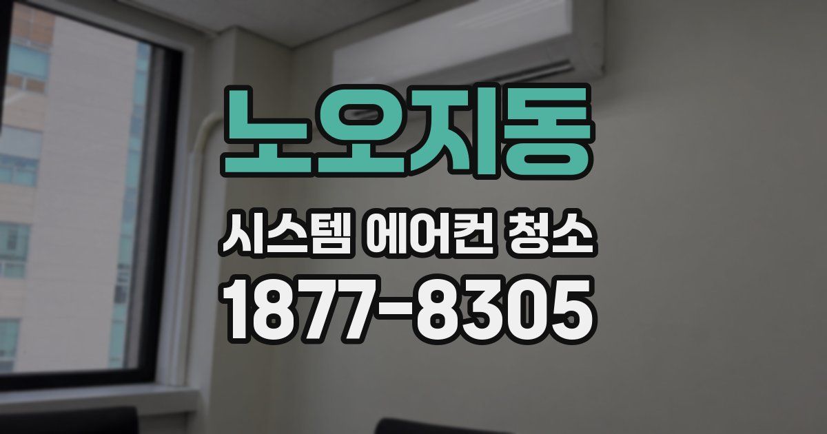 노오지동 시스템 에어컨 청소