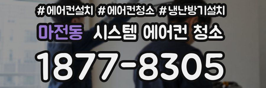 마전동 시스템 에어컨 청소