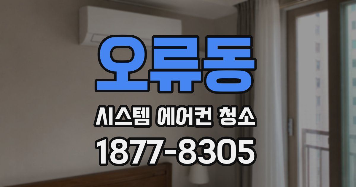 오류동 시스템 에어컨 청소