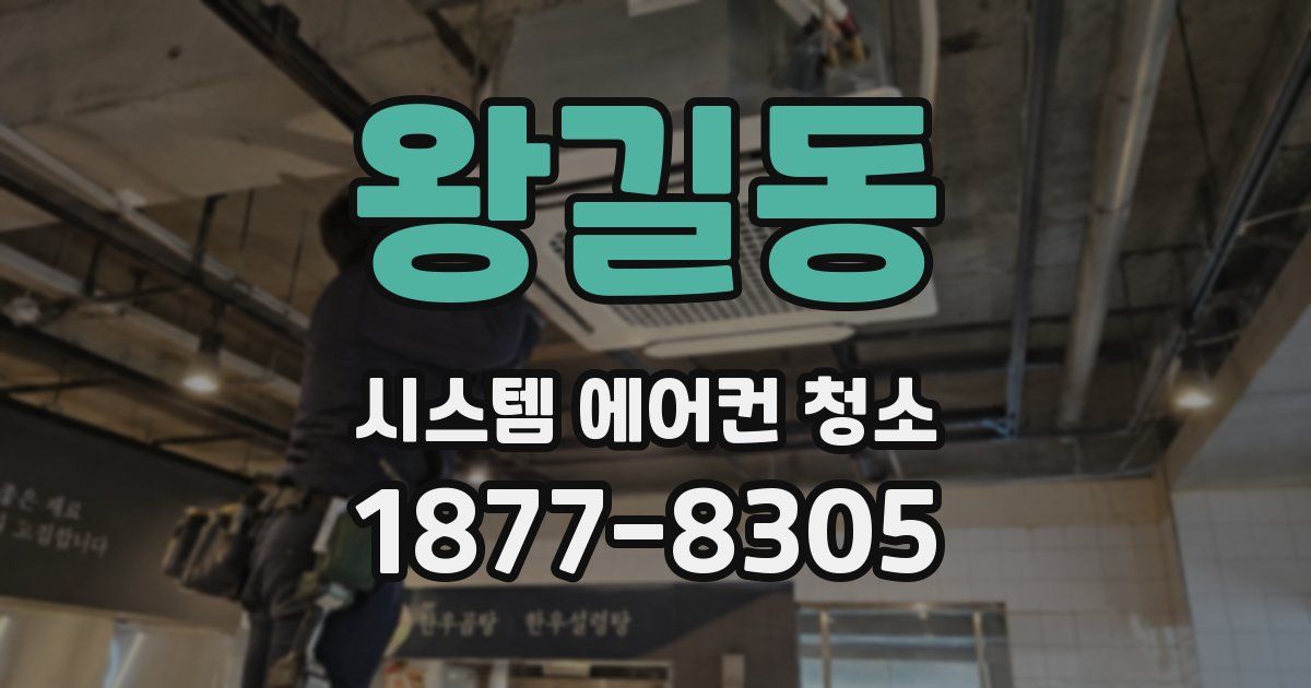 왕길동 시스템 에어컨 청소