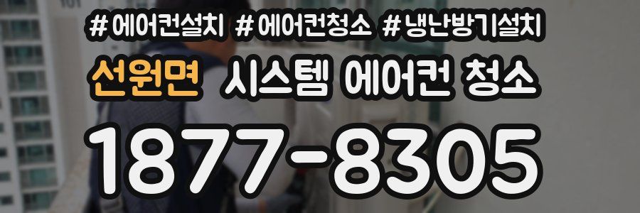 선원면 시스템 에어컨 청소
