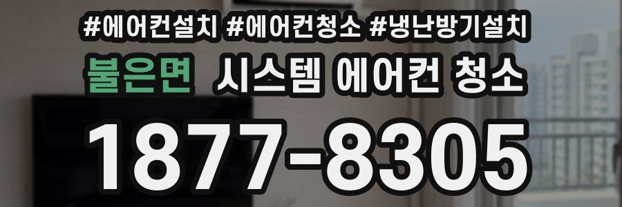 불은면 시스템 에어컨 청소