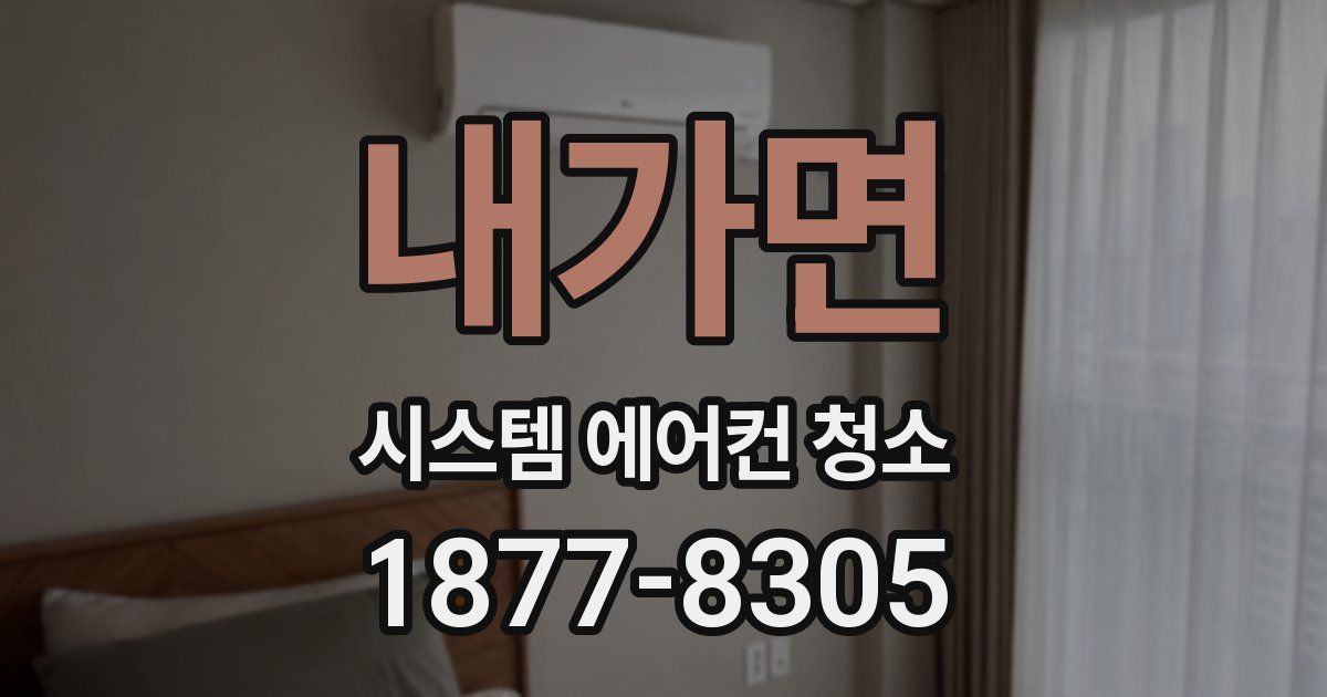 내가면 시스템 에어컨 청소