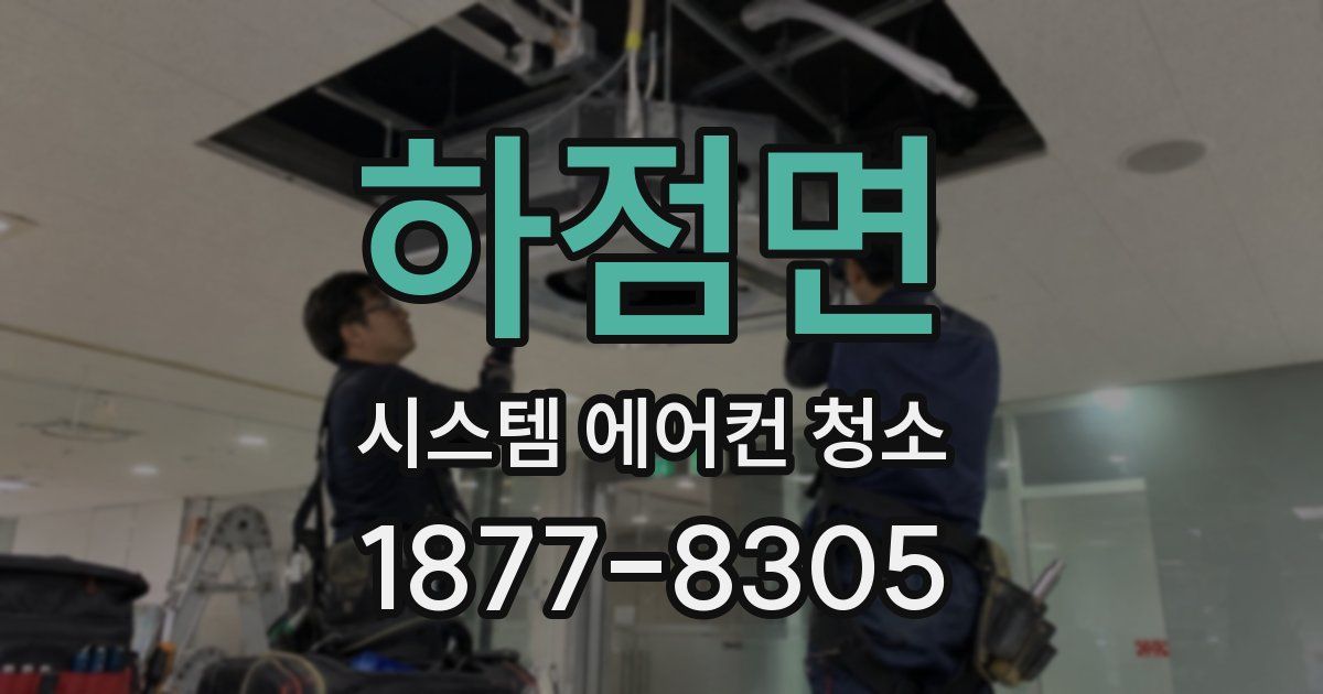 하점면 시스템 에어컨 청소