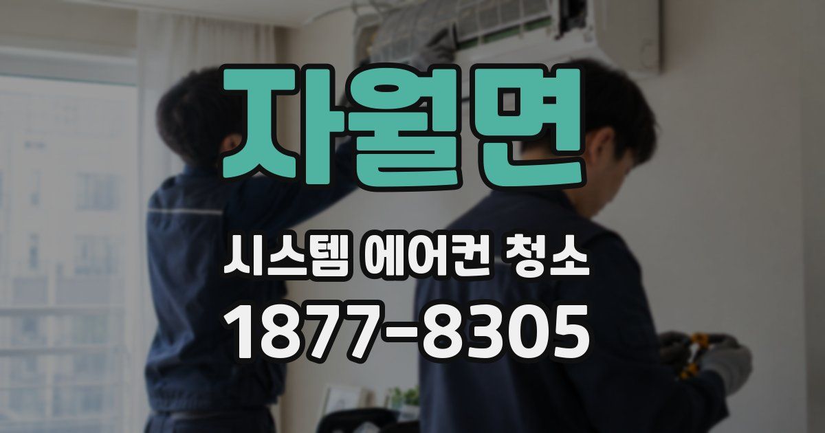 자월면 시스템 에어컨 청소