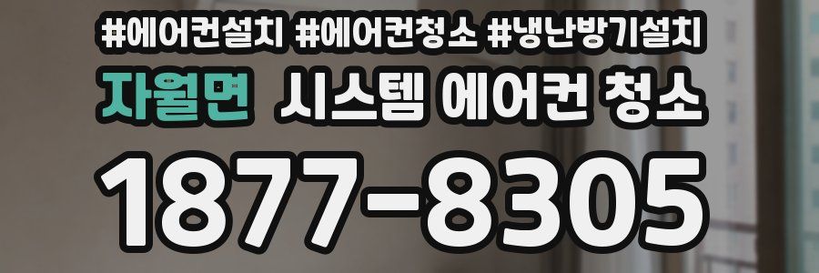 자월면 시스템 에어컨 청소