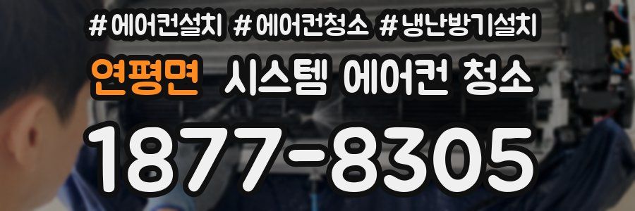 연평면 시스템 에어컨 청소