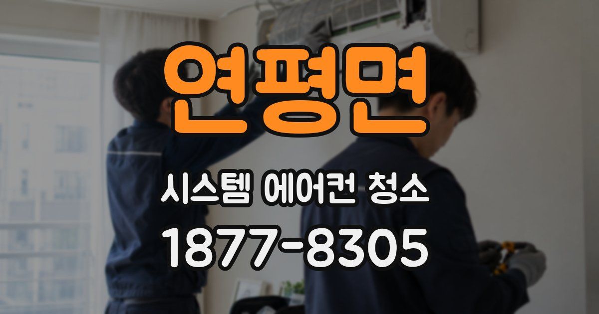 연평면 시스템 에어컨 청소