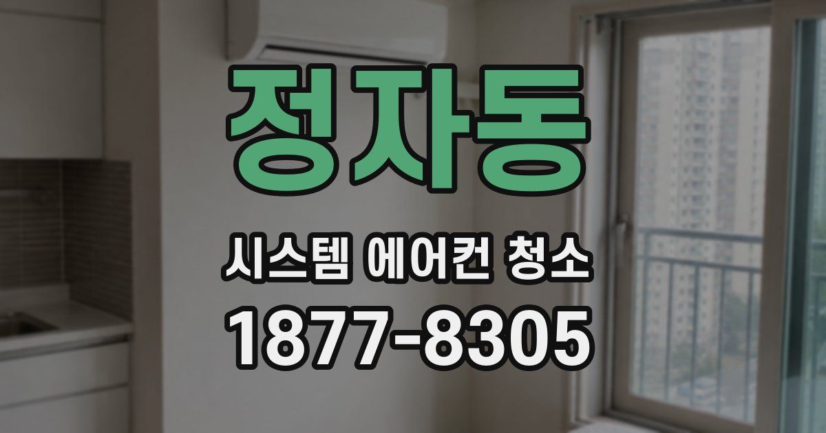 정자동 시스템 에어컨 청소