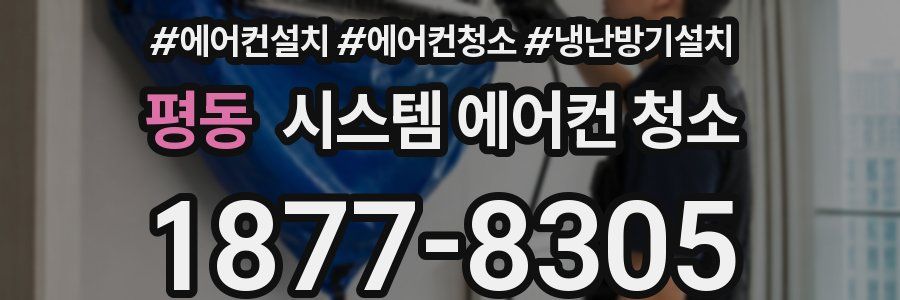 평동 시스템 에어컨 청소