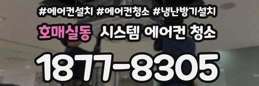호매실동 시스템 에어컨 청소