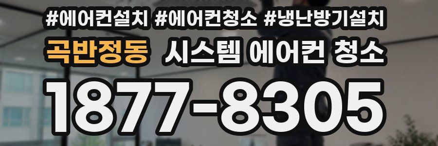 곡반정동 시스템 에어컨 청소