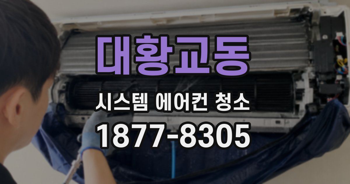 대황교동 시스템 에어컨 청소