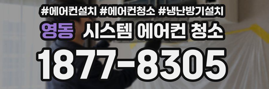 영동 시스템 에어컨 청소