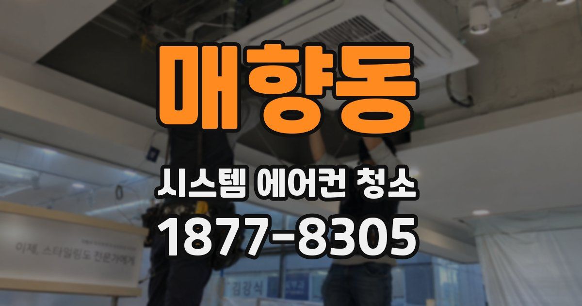 매향동 시스템 에어컨 청소