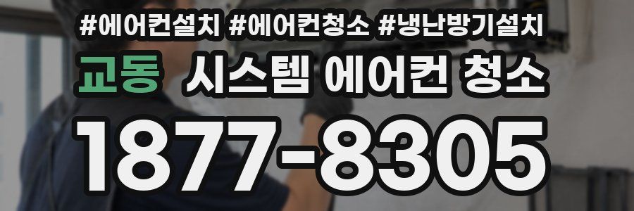 교동 시스템 에어컨 청소