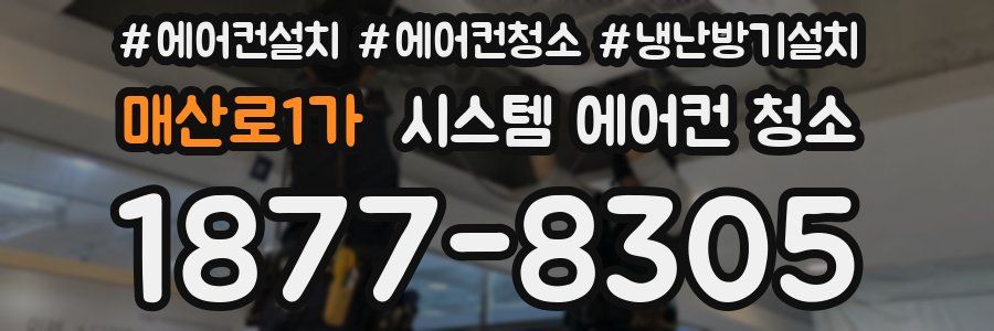 매산로1가 시스템 에어컨 청소