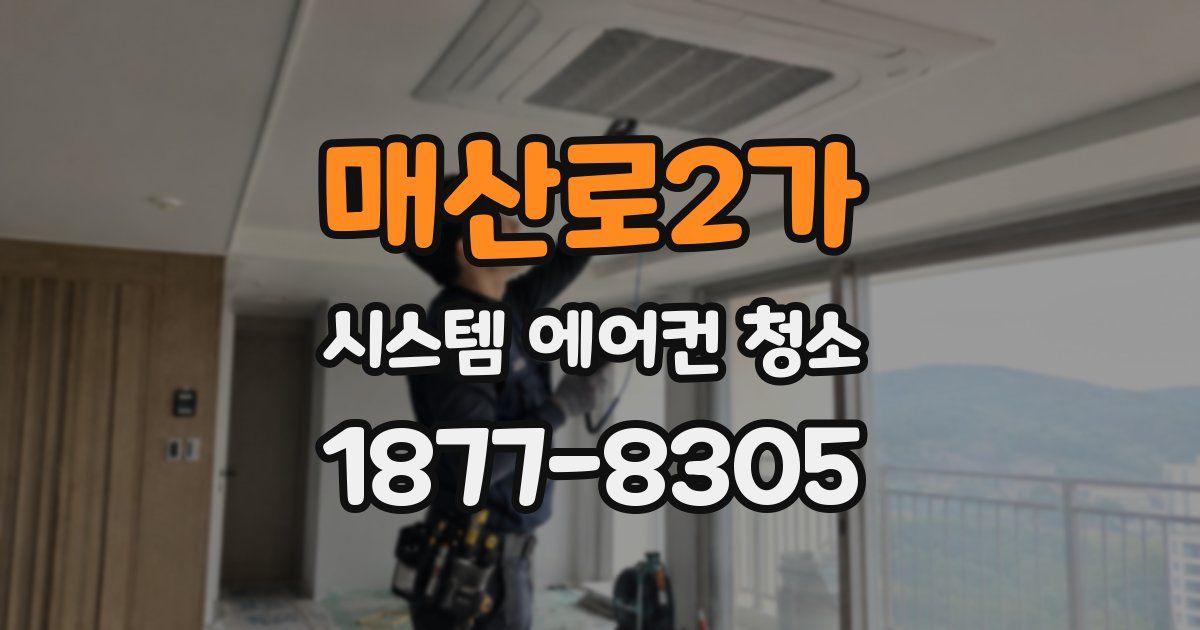 매산로2가 시스템 에어컨 청소