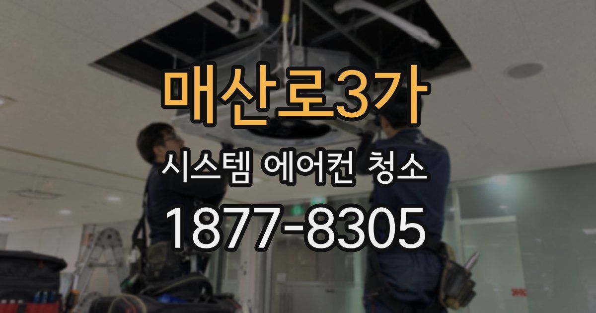매산로3가 시스템 에어컨 청소