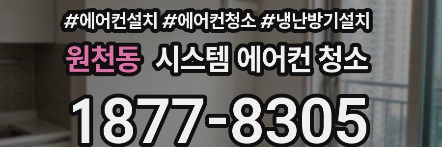 원천동 시스템 에어컨 청소