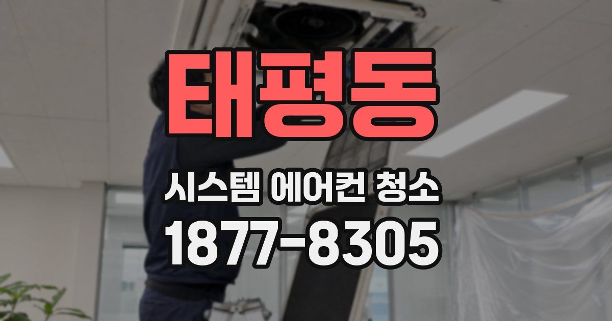 태평동 시스템 에어컨 청소