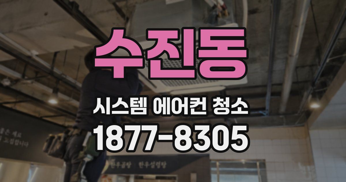 수진동 시스템 에어컨 청소