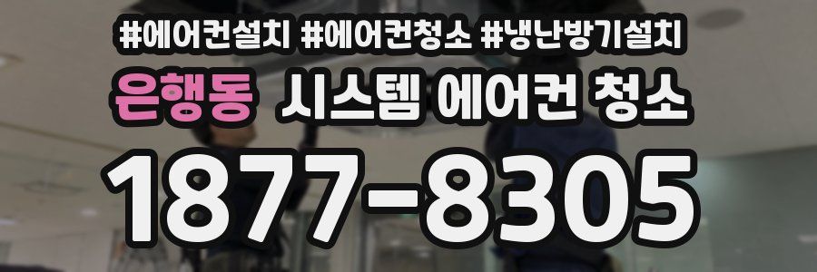 은행동 시스템 에어컨 청소