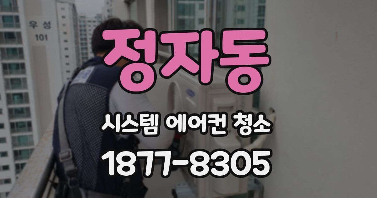 정자동 시스템 에어컨 청소