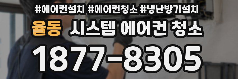 율동 시스템 에어컨 청소
