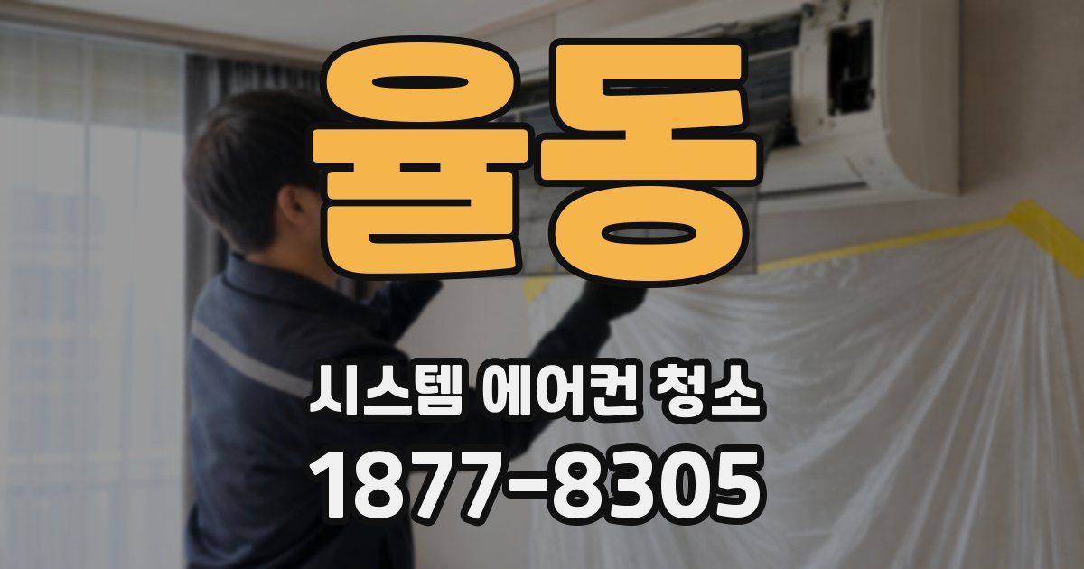 율동 시스템 에어컨 청소