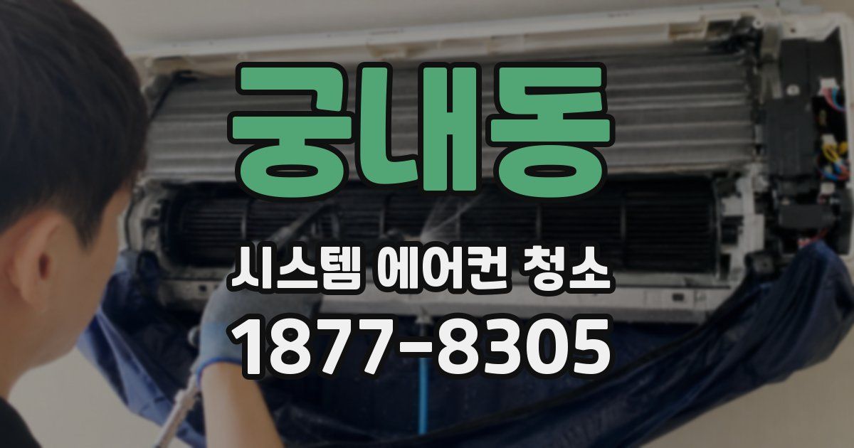 궁내동 시스템 에어컨 청소