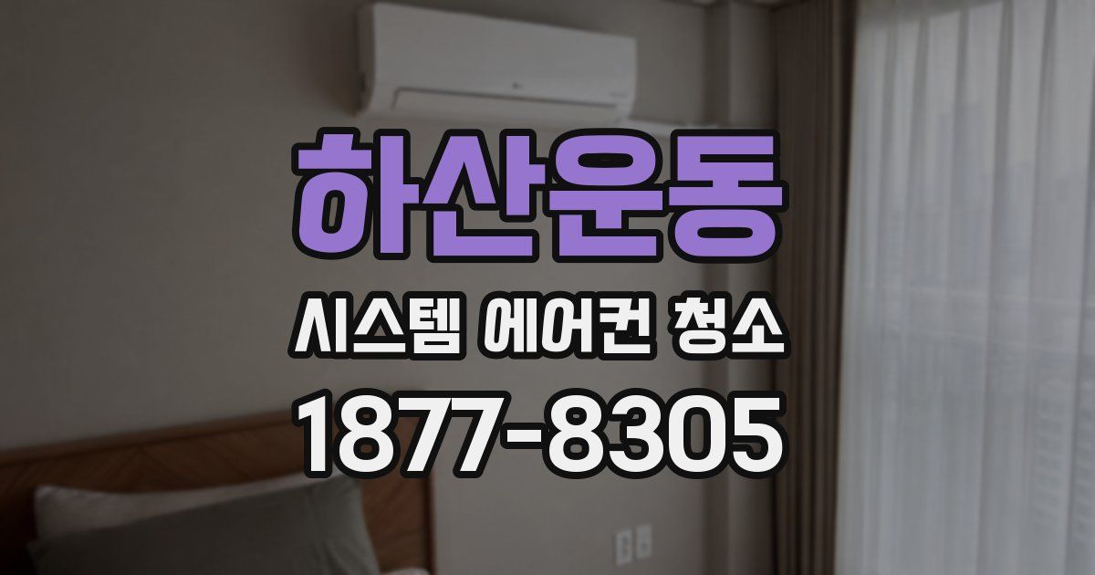 하산운동 시스템 에어컨 청소