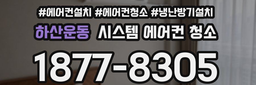 하산운동 시스템 에어컨 청소