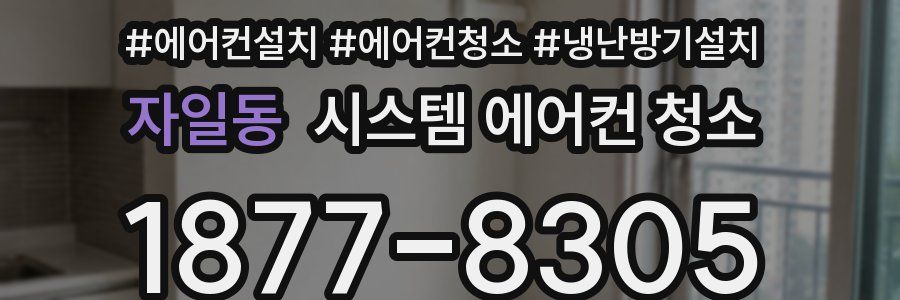 자일동 시스템 에어컨 청소