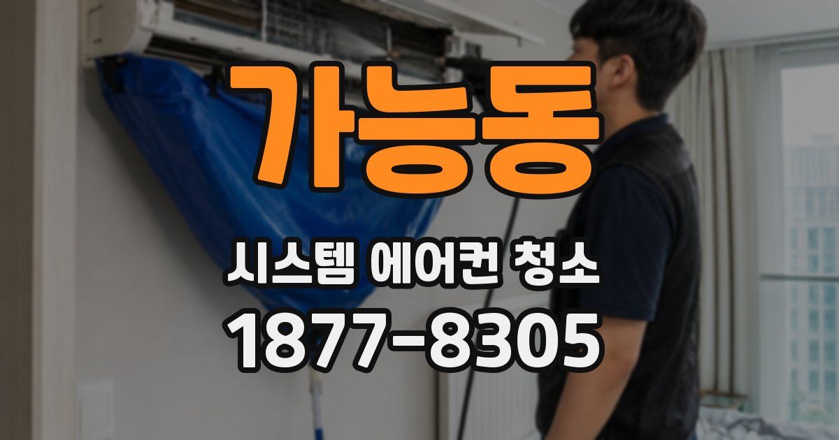 가능동 시스템 에어컨 청소