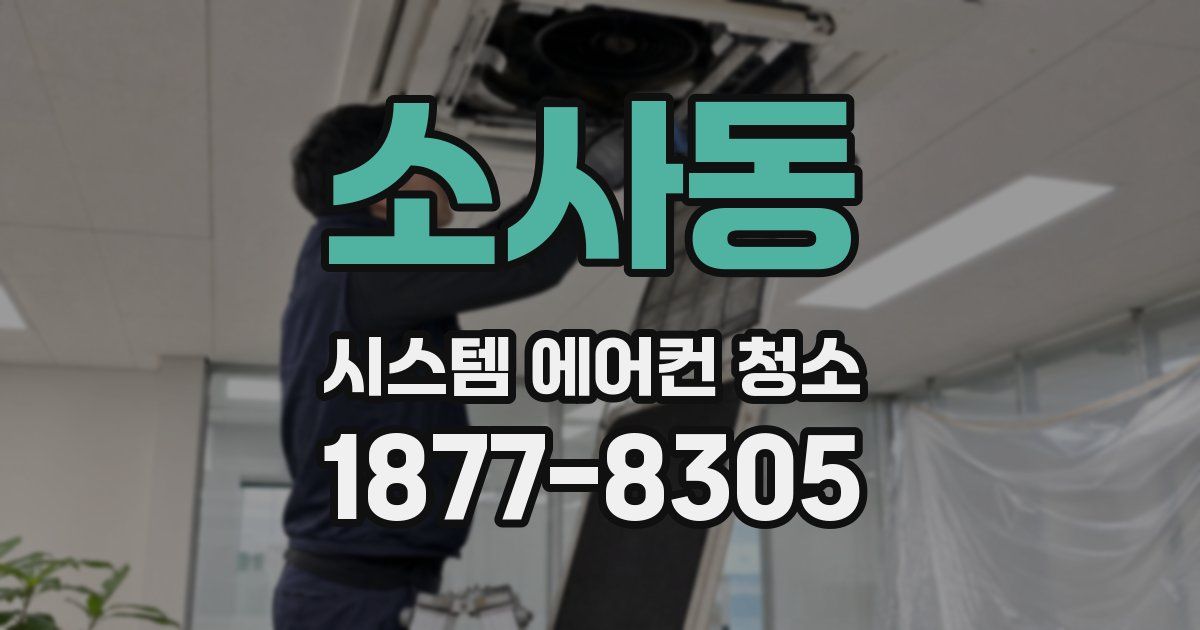 소사동 시스템 에어컨 청소