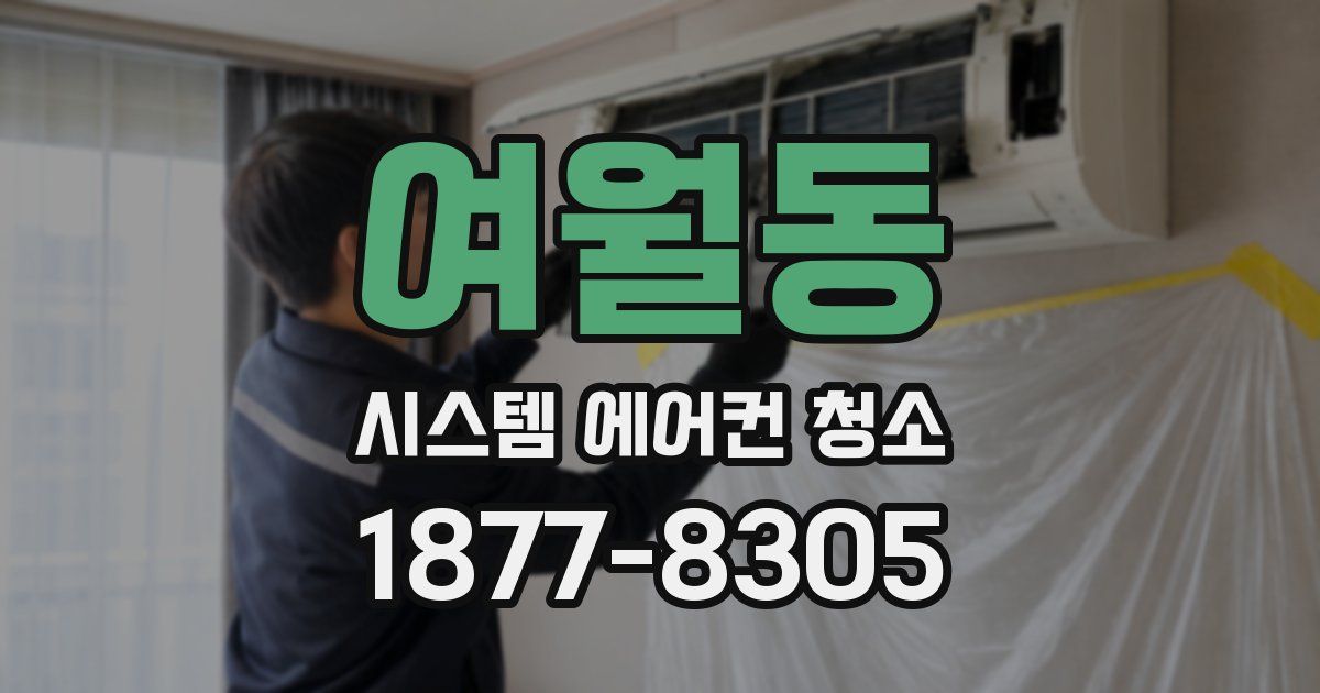 여월동 시스템 에어컨 청소