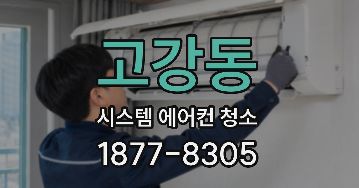고강동 시스템 에어컨 청소