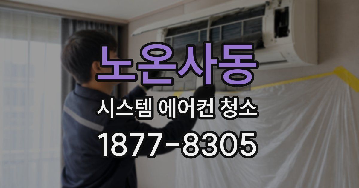 노온사동 시스템 에어컨 청소