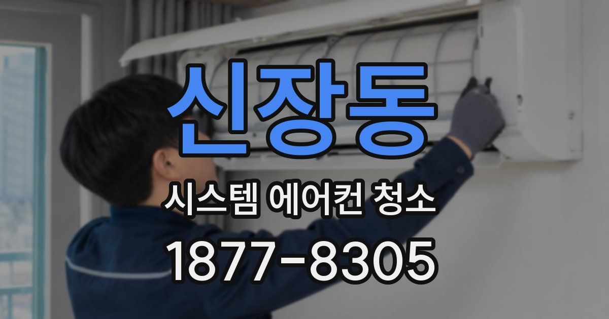 신장동 시스템 에어컨 청소