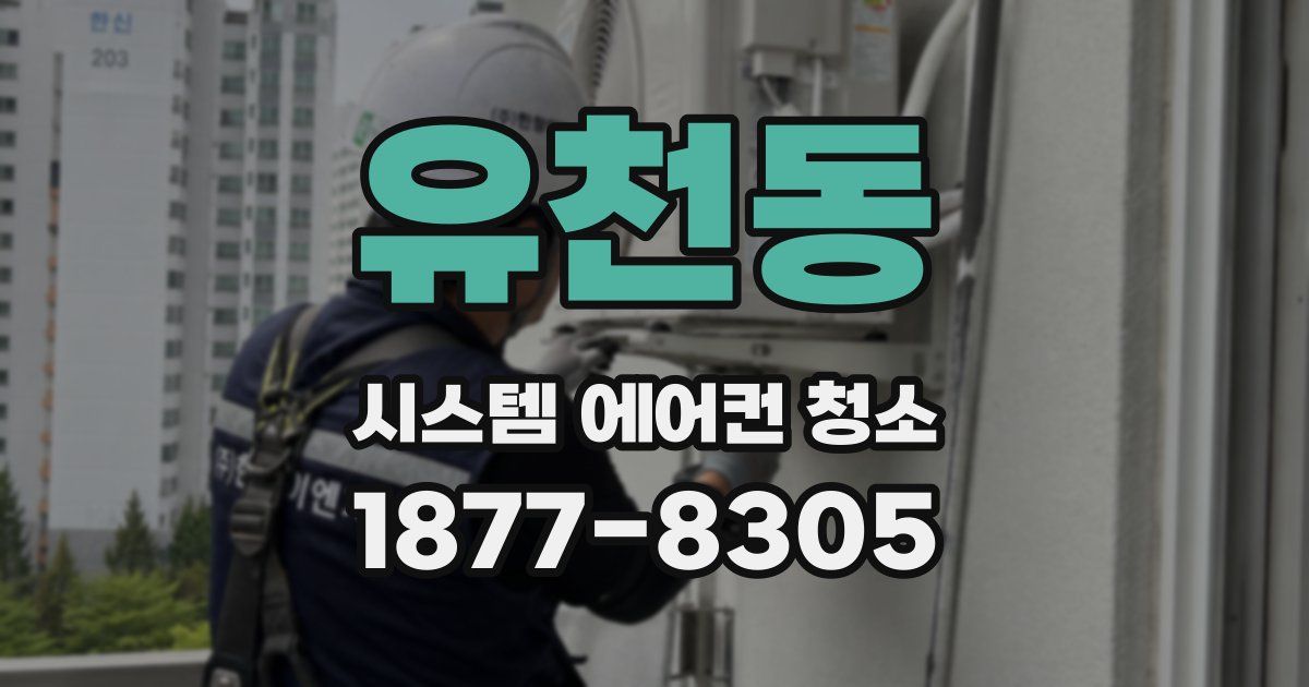 유천동 시스템 에어컨 청소